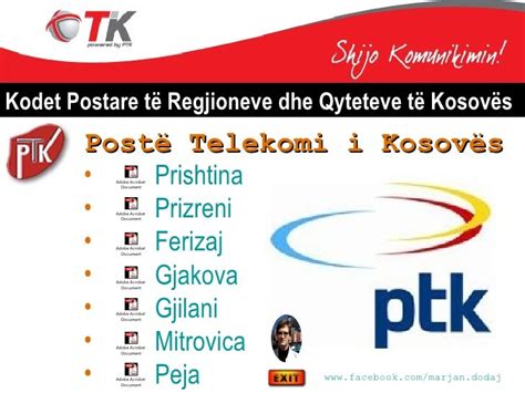 Pr regjistrim t biznesit mund t aplikoni Online n httpsrbk. . Kodet postare ne kosove